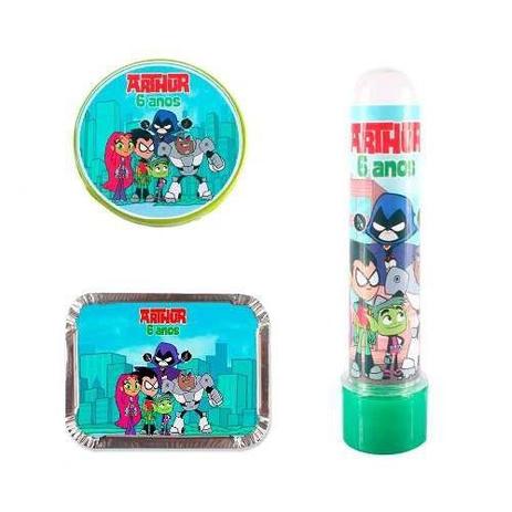 Kit 45 Itens Lembrancinhas Personalizadas Jovens Titãs - Aluá festas é ruim? Kit 45 Itens Lembrancinhas Personalizadas Jovens Titãs - Aluá festas é boa?