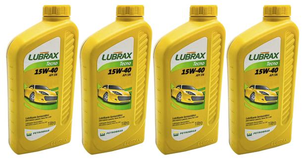 Kit 4L Óleo Lubrificante Semi-sintético Lubrax Tecno 15w40 - Lubrax BR Menor preço em Kit 4L Óleo Lubrificante Semi-sintético Lubrax Tecno 15w40 - Lubrax BR