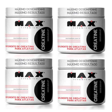 Kit 4x Creatine 150g (600g) - Max Titanium é boa?