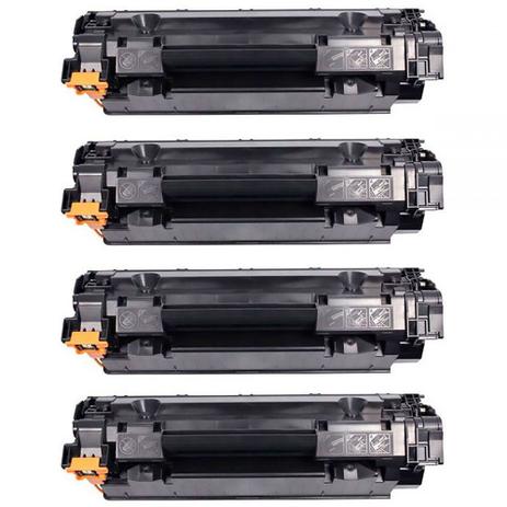 Kit 4x Toner Compatível p/ HP P1102w/P1102/P1109w/P1109 Pt - Premium Menor preço em Kit 4x Toner Compatível p/ HP P1102w/P1102/P1109w/P1109 Pt - Premium