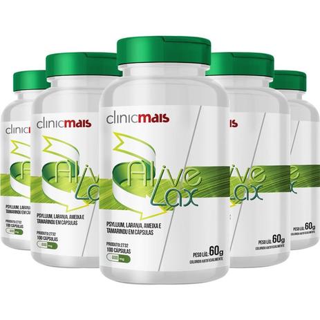 Kit 5 ALive Lax Fibras Chá Mais 100 cápsulas é boa?