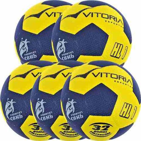 Kit 5 Bolas Handebol Oficial Vitoria Gripp Pu H1l - Mirim - Vitoria esportes Menor preço em Kit 5 Bolas Handebol Oficial Vitoria Gripp Pu H1l - Mirim - Vitoria esportes