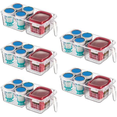 Kit 5 Caixa Organizador Multiuso Acrílico Cabo Ordene 48102 Menor preço em Kit 5 Caixa Organizador Multiuso Acrílico Cabo Ordene 48102