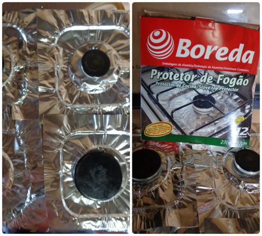 Kit 5 Caixas Protetor de Fogão Aluminio 27x27 Cm - 124271 - Boreda Menor preço em Kit 5 Caixas Protetor de Fogão Aluminio 27x27 Cm - 124271 - Boreda