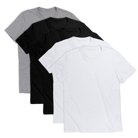 camisetas basicas algodao