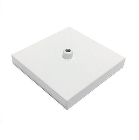 Kit/5 Canopla Lustre Pendente Quad Md-1005 12x12x2cm Branca - Vivare iluminação Menor preço em Kit/5 Canopla Lustre Pendente Quad Md-1005 12x12x2cm Branca - Vivare iluminação