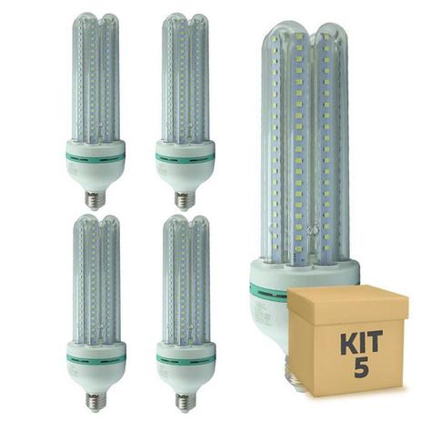 Kit 5 Lâmpada LED 30W Milho E27 - Iluminim led Menor preço em Kit 5 Lâmpada LED 30W Milho E27 - Iluminim led