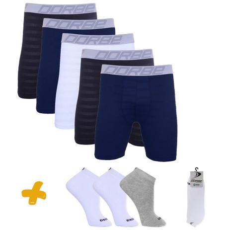 Kit 5 Long Leg New Skin + 3 Pares Meia Dorbe Menor preço em Kit 5 Long Leg New Skin + 3 Pares Meia Dorbe