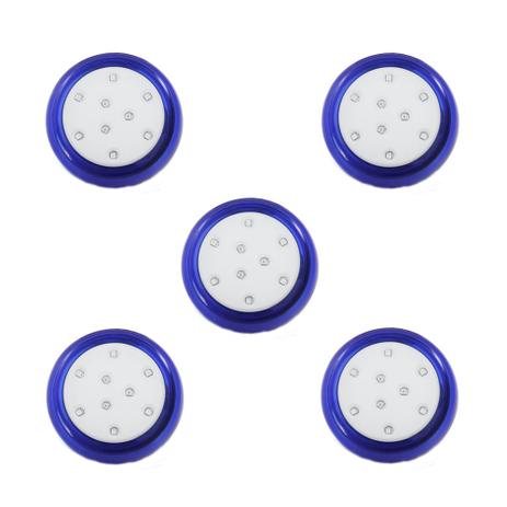 Kit 5 Luminária De Piscina 9w 80mm 12v Ip68 Led RGB Colorido Corpo Azul - Iluctron é boa?