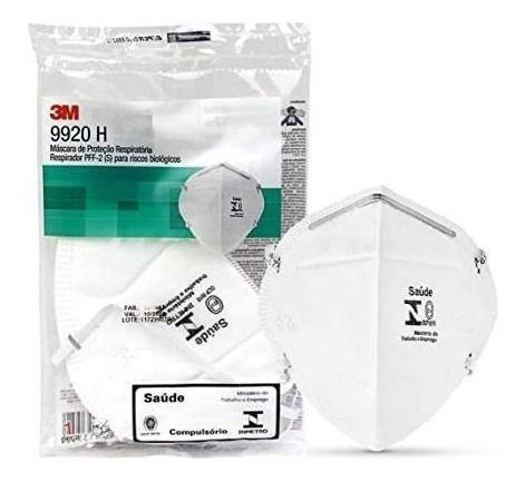 KIT 5 Máscaras de Proteção Respiratória 3M - 9920H Respirador PFF-2 (S) para Riscos Biológicos Menor preço em KIT 5 Máscaras de Proteção Respiratória 3M - 9920H Respirador PFF-2 (S) para Riscos Biológicos