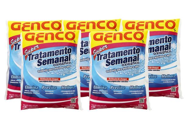 Kit 5 Oxigenco Tratamento Semanal Oxidante Genco Para Piscinas é ruim? Kit 5 Oxigenco Tratamento Semanal Oxidante Genco Para Piscinas é boa?