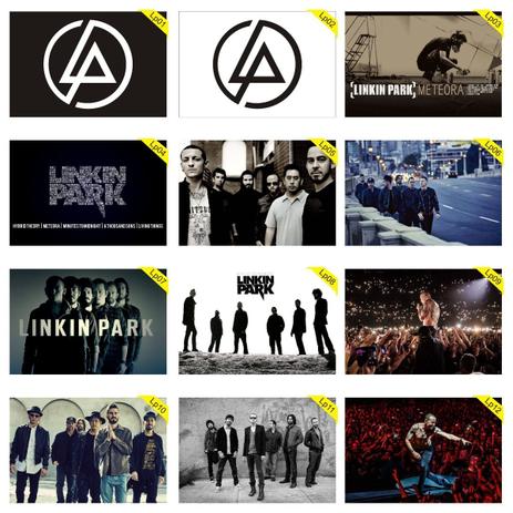 Kit 5 Placas Decorativas - Medida: 30 cm x 20 cm Linkin Park - Micro oficina é boa?