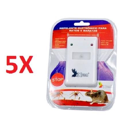 Kit 5 repelente eletronico para ratos formigas aranhas e baratas com luz noturna abajur 4 em 1 bivol - Batiki Menor preço em Kit 5 repelente eletronico para ratos formigas aranhas e baratas com luz noturna abajur 4 em 1 bivol - Batiki