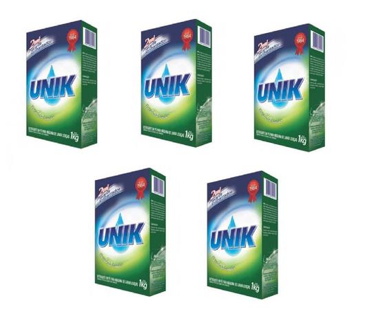 Kit 5 Sabão Para Máquina De Lavar Louças 2 em 1 Com Secante e Abrilhantador Unik 1kg - Total 5kg é boa?