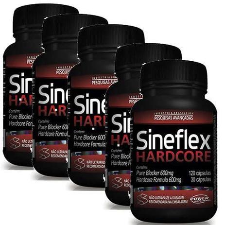 Kit 5 - Sineflex Hardcore 150 Cápsulas - Power Supplements Menor preço em Kit 5 - Sineflex Hardcore 150 Cápsulas - Power Supplements