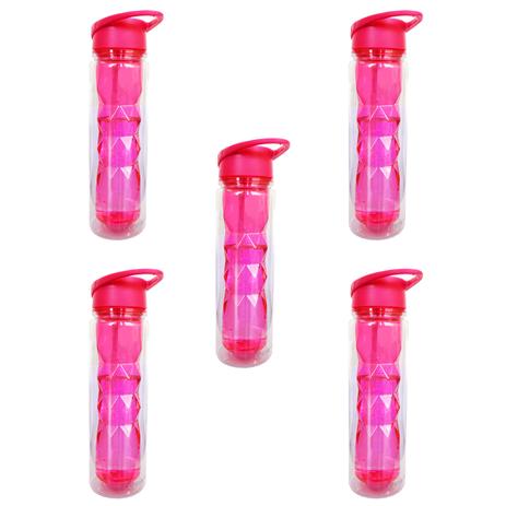 Kit 5 Squeeze Garrafa Térmica Rosa Unitermi Menor preço em Kit 5 Squeeze Garrafa Térmica Rosa Unitermi