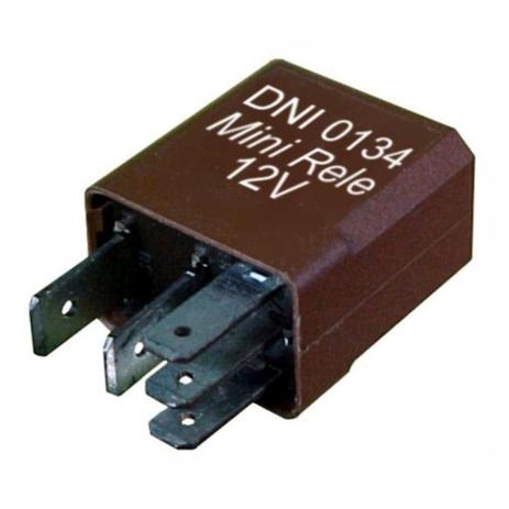 Kit 5 Unidades - Míni Relé Auxiliar - 12V - 40/30A - DNI 0134 Menor preço em Kit 5 Unidades - Míni Relé Auxiliar - 12V - 40/30A - DNI 0134