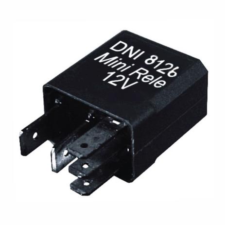 Kit 5 Unidades Míni Relé Auxiliar Uso Geral 12v 30/20a DNI 8126 Menor preço em Kit 5 Unidades Míni Relé Auxiliar Uso Geral 12v 30/20a DNI 8126