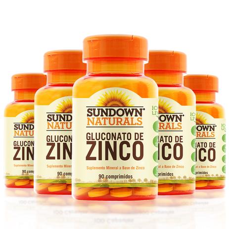 Kit 5 Zinco 7mg Sundown 90 Comprimidos - Sundown naturals vitaminas Menor preço em Kit 5 Zinco 7mg Sundown 90 Comprimidos - Sundown naturals vitaminas