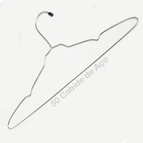 Kit 50 Cabides Aço Aramado Alça Cava Reforçado Executivo para Roupas Camisas Organizador Quartos Closets - Nacional Menor preço em Kit 50 Cabides Aço Aramado Alça Cava Reforçado Executivo para Roupas Camisas Organizador Quartos Closets - Nacional