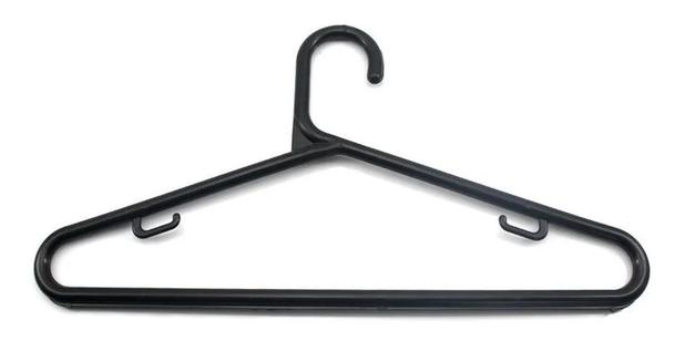 Kit 50 Cabides de Plástico Preto Modelo Adulto 8mm - Industria Nacional é boa?