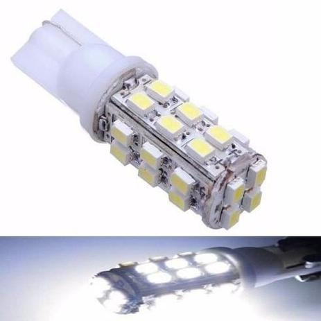 Kit 50 Lampada T10 28 Led Branca 12v - Mfl Menor preço em Kit 50 Lampada T10 28 Led Branca 12v - Mfl