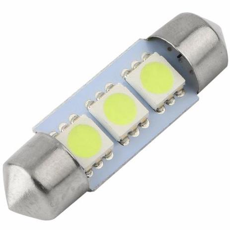 Kit 50 Lampada Torpedo C5w 3 Led Branco 5050 36 Mm 12v - Mfl Menor preço em Kit 50 Lampada Torpedo C5w 3 Led Branco 5050 36 Mm 12v - Mfl
