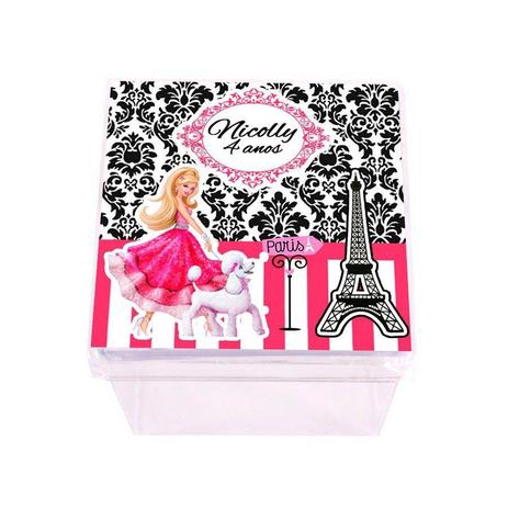 Kit 50 Lembrancinha Caixinha Personalizada Barbie - Aluá festas é boa?