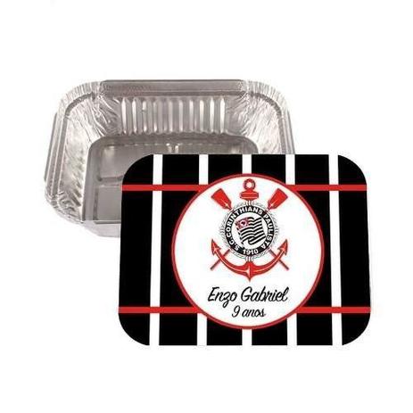 Kit 50 Lembrancinha Marmitinha Personalizada Corinthians - Aluá festas Menor preço em Kit 50 Lembrancinha Marmitinha Personalizada Corinthians - Aluá festas