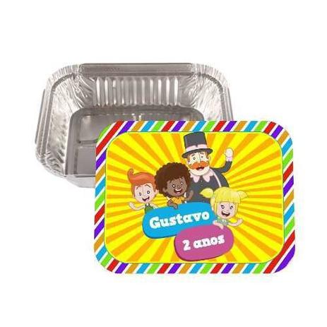 Kit 50 Lembrancinha Marmitinha Personalizada Mundo Bita - Aluá festas Menor preço em Kit 50 Lembrancinha Marmitinha Personalizada Mundo Bita - Aluá festas