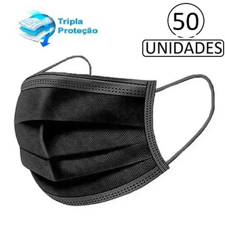 Kit 50 Máscara Cirúrgica Descartável C Filtro Tripla - 97T Menor preço em Kit 50 Máscara Cirúrgica Descartável C Filtro Tripla - 97T