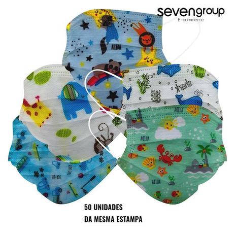 Kit 50 Máscara Descartável Infantil Filtro Meltblown Clipe - Paraíso Protector Menor preço em Kit 50 Máscara Descartável Infantil Filtro Meltblown Clipe - Paraíso Protector