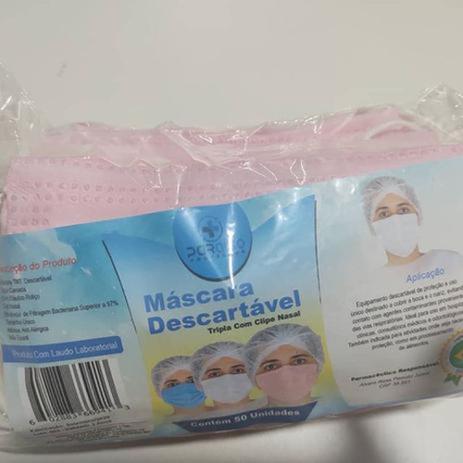 Kit 50un Máscara De Proteção Adulto Tnt Rosa Descartável Tripla - TNT PROTECTOR TRIPLA Menor preço em Kit 50un Máscara De Proteção Adulto Tnt Rosa Descartável Tripla - TNT PROTECTOR TRIPLA