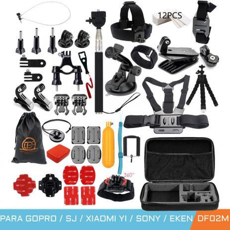 KIT 52 em 1 ACESSÓRIOS BASTÃO RETRÁTIL GOPRO Session 5 Black - Domefloat Menor preço em KIT 52 em 1 ACESSÓRIOS BASTÃO RETRÁTIL GOPRO Session 5 Black - Domefloat