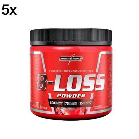 Kit 5X 8 Loss Powder - 200g Melancia - IntegralMédica - Integralmedica Menor preço em Kit 5X 8 Loss Powder - 200g Melancia - IntegralMédica - Integralmedica