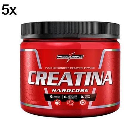 Kit 5X Creatina Hardcore Reload - 150g - IntegralMédica - Integralmedica Menor preço em Kit 5X Creatina Hardcore Reload - 150g - IntegralMédica - Integralmedica