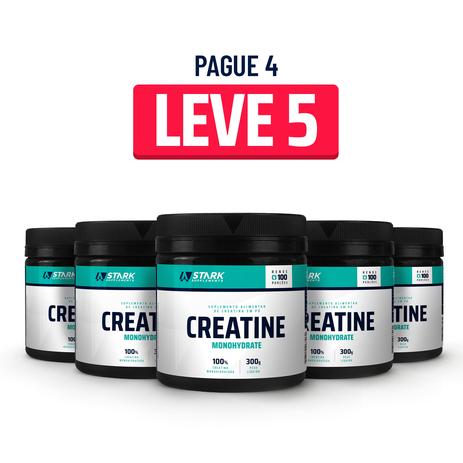 Kit 5x Creatine Monohydrate (300 g) - Creatina em pó - Stark Supplements Menor preço em Kit 5x Creatine Monohydrate (300 g) - Creatina em pó - Stark Supplements