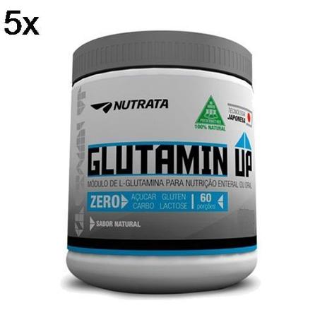 Kit 5X Glutamin UP - 150g - Nutrata Menor preço em Kit 5X Glutamin UP - 150g - Nutrata
