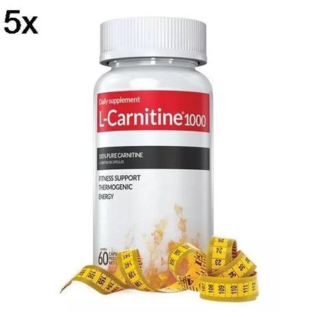 Kit 5X L-Carnitine 1000 - 60 Cápsulas - Inove Nutrition Menor preço em Kit 5X L-Carnitine 1000 - 60 Cápsulas - Inove Nutrition