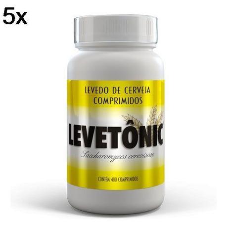 Kit 5X Levetônic Levedo de Cerveja - 400 Comprimidos - BodyAction é boa?