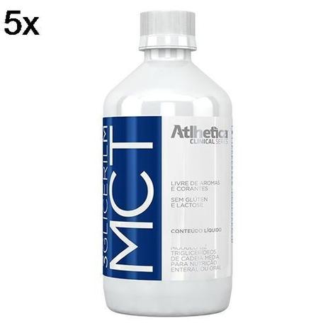 Kit 5X MCT 3 Glicerilm - 500ml - Atlhetica Nutrition Menor preço em Kit 5X MCT 3 Glicerilm - 500ml - Atlhetica Nutrition