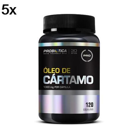 Kit 5X Óleo de Cártamo - 120 Cápsulas - Probiótica é boa?