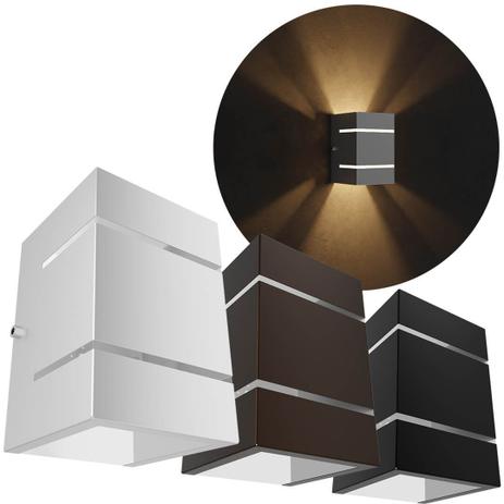 Kit 6 Arandelas Retangular 15Cm 2 Frisos 2 Focos Bivolt Externa Mf115 - Mega Forte - MEGA FORTE ILUMINAÇÃO Menor preço em Kit 6 Arandelas Retangular 15Cm 2 Frisos 2 Focos Bivolt Externa Mf115 - Mega Forte - MEGA FORTE ILUMINAÇÃO