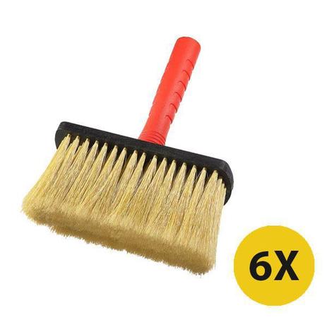 Kit 6 Broxa Trincha Grande 18cm Jumbo Atlas Pintura Limpeza Menor preço em Kit 6 Broxa Trincha Grande 18cm Jumbo Atlas Pintura Limpeza