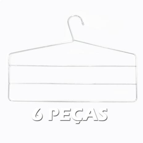 Kit 6 Cabide Calceiro Triplo Aço Cromado Luxo Reforçado para Calças Quartos e Closets Passerini - Mm passerini ltda é boa?