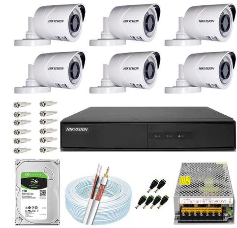 Kit 6 Câmeras Hikvision Full Hd 2ce1ad0t 1080p 2mp 8 Ch 10a é boa?
