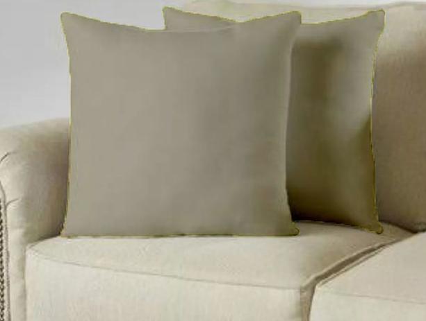 Kit 6 Capas Almofadas Lisa Bege 40x40 Com Enchimento - Confecções elba Menor preço em Kit 6 Capas Almofadas Lisa Bege 40x40 Com Enchimento - Confecções elba