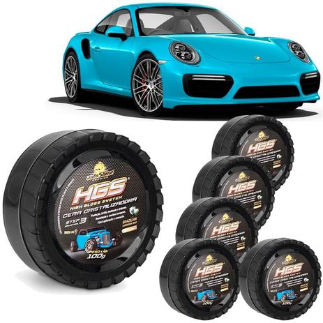 Kit 6 Ceras Automotiva Cristalizadora em Pasta 100g AutoShine Menor preço em Kit 6 Ceras Automotiva Cristalizadora em Pasta 100g AutoShine