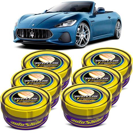 Kit 6 Ceras Limpadora AutoShine com Esponja 200g Menor preço em Kit 6 Ceras Limpadora AutoShine com Esponja 200g