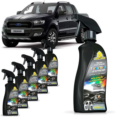 Kit 6 Ceras Liquida Colorida Express Preta 500ml Autoshine Menor preço em Kit 6 Ceras Liquida Colorida Express Preta 500ml Autoshine